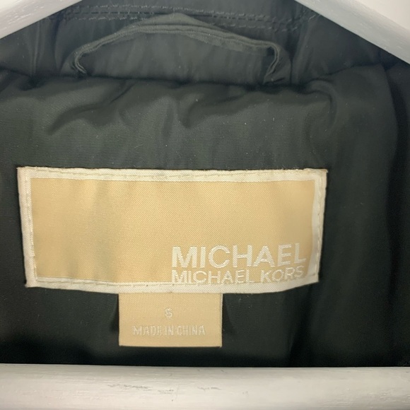 Michael Kors Olive Quilted Longline Puffer Coat S - Picture 5 of 10